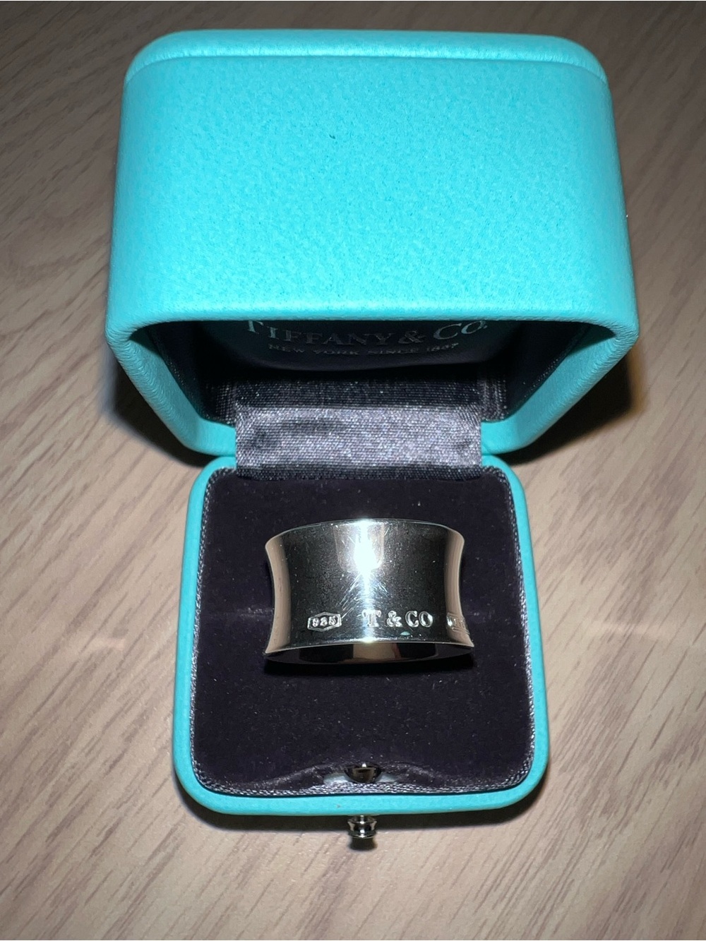 Tiffany & Co 1837 Wide Ring Sz. 8 - Picture 8 of 8